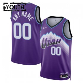 Camiseta Niños NBA Utah Jazz Personalizadas 2025-26 Nike Icon Edition Violeta Swingman